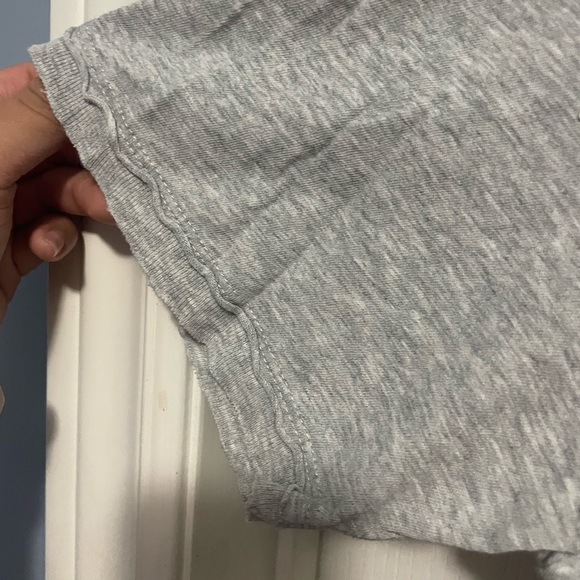 3 for $10 | Light Grey Real Soft Oversized V-Neck Shirt - Picture 7 of 7